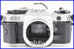 Almost UNUSED? Canon AE-1 Program silver SLR 35mm Film Camera Body Japan 1064