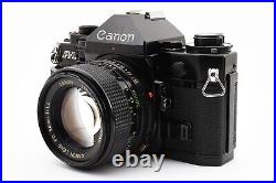 CANON A-1 SLR 35mm Film Camera Black with FD 50mm f/1.4 SSC Near Mint From Japan