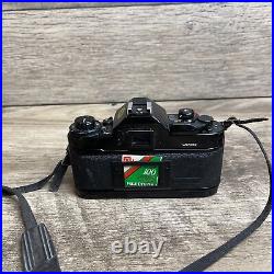 Canon A-1 Black Auto Focus Point & Shoot Compact SLR Film Camera with 28mm Lens