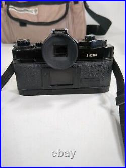 Canon A-1 SLR Film Camera with Assorted Lenses Camera Bag Canon Speedlite 199A