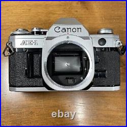 Canon AE-1 35mm SLR Film Camera with Canon 50mm f/1.8 FD Lens & Speedlite 155A