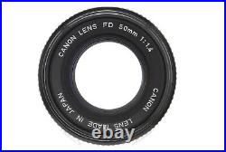 Canon AE-1 PROGRAM Silver SLR Film Camera New FD 50mm F1.4 N. Mint from JAPAN