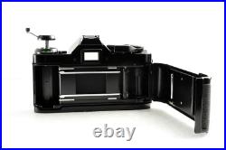 Canon AE-1 Program Black SLR Film Camera Mint with FD 50mm f/1.8 fast ship