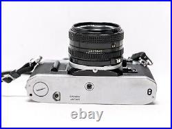 Canon AE-1 SLR 35mm Film Camera + 50mm f/ 1.8 FD Lens Film Tested -NICE