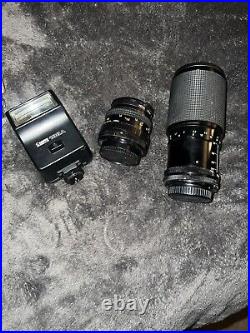 Canon AE-1 SLR Film Camera Black