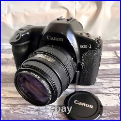 Canon EOS-1 SLR Film Camera with SIGMA UC Zoom 28-70mm F3.5-4.5 Lens! From Japan