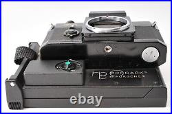 Canon F-1 Late Model Body 35mm SLR Film Camera with npc proback Polaroid #224