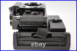 Canon F-1 Late Model Body 35mm SLR Film Camera with npc proback Polaroid #224