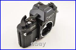 Canon NEW F-1 AE Finder 35mm SLR Film Camera Black Excellent +5 From Japan #1811