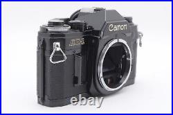 EXC+5 Canon AE-1 Black 35mm SLR Film Camera + NEW FD 50mm f/1.4 from Japan