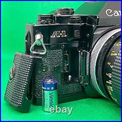 EXT Canon A-1 SLR Film Camera with Lens FD 50mm F/1.4 S. S. C. From Japan B013