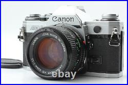 Exc+5 Canon AE-1 SLR Film Camera Silver with New FD 50mm F1.4 Lens From JAPAN