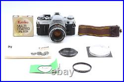 Exc+5? Canon AE-1 Silver Body SLR Film Camera FD 50mm F/1.8 Lens From JAPAN