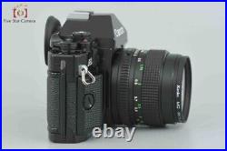 Excellent! Canon A-1 Black 35mm SLR Film Camera + New FD 50mm f/1.4