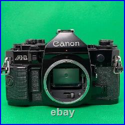 MINT Canon A-1 35mm SLR Film Camera with Lens FD 50mm F/1.4 S. S. C. From Japan
