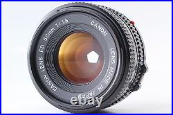 MINT Canon AE-1 35mm film Camera SLR Black NEW FD 50mm f1.8 Lens From JAPAN