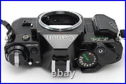 MINT Canon AE-1 Program Black 35mm film Camera NEW FD 50mm f/1.8 Lens JAPAN
