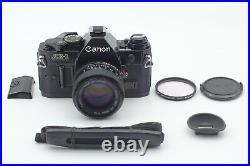 MINT Canon AE-1 Program Film Camera Black with New FD 50mm F1.4 Lens From JAPAN