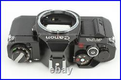 MINT Canon AV-1 SLR Film Camera NEW FD 50mm F/1.8 Lens Flash 155A From JAPAN