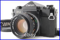 MINT? Canon F-1 Late 35mm SLR Film Camera 50mm F/1.4 S. S. C Lens From JAPAN