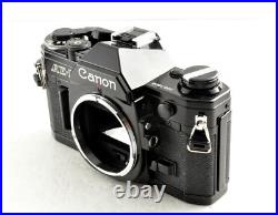 Mint Canon AE-1 ae1 Black SLR Film Camera with FD 50mm f/1.8 lens Japan