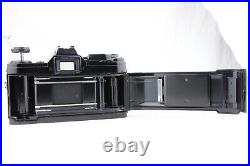NEAR MINT CANON AE-1 SLR Film Black + NFD New FD 28mm f/2.8 from JAPAN