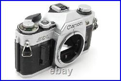 NEAR MINT- Canon AE-1 SLR Film Camera Silver FD 50mm f1.4 S. S. C SSC From JAPAN