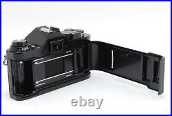 NEAR MINT Canon AE-1 program 35mm SLR Film Camera Black Body Only From JAPAN