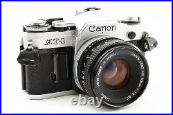 NEAR MINT? Canon AT-1 35mm Film Camera with 50mm 11.8 Canon Lens japan M-10