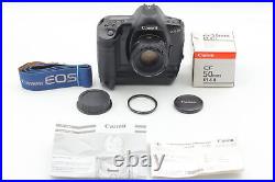 Near MINT CANON EOS-1N EOS1N HS 35mm SLR Film Camera 50 1.8 II Lens from Japan