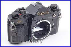Near MINT Canon A-1 Black 35mm SLR film Camera new fd lens 50mm f/1.4 JAPAN
