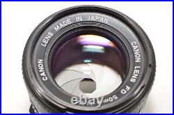Near MINT Canon A-1 Black SLR Film Camera Lens New FD NFD 50mm 1.4 from JP #2305