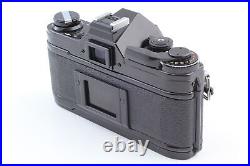 Near MINT Canon AE-1 35mm SLR Film Camera Black with FD 50mm F1.8 SC lens JAPAN