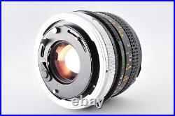 Near MINT Canon AE-1 Black 35mm SLR Film Camera + FD 50mm f/1.8 S. C. Lens