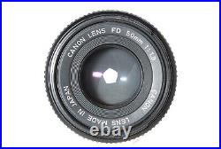 Near MINT Canon AE-1 Program 35mm Film Camera New FD 50mm F1.8 Lens From JAPAN