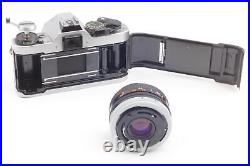 Near MINT Canon AE-1 Program SLR 35mm Film Camera FD 50mm f1.8 From JAPAN