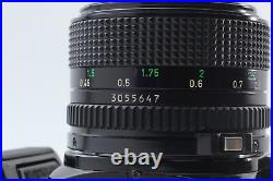 Near MINT Canon AE-1 Program SLR film Camera NEW FD 50mm F1.4 Lens From JAPAN