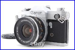 Near MINT Canon FX 35mm SLR Film Camera with FL 28mm f/3.5 From JAPAN