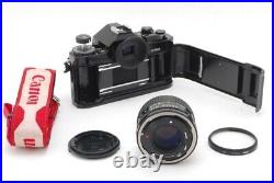 Near MINT withStrap Canon A-1 SLR Film Camera New FD NFD 50mm F/1.4 Lens JAPAN