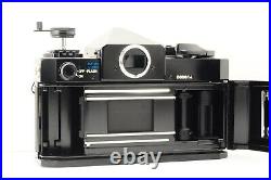 Near Mint Canon F-1 35mm SLR Film Camera Black Body Japan #2097
