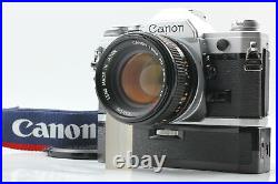 Near Mint with Winder Canon AE-1 SLR Film Camera FD 50mm f/1.4 S. S. C. SSC JAPAN
