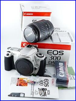 New! Canon Rebel 2000 EOS 300 data 35mm SLR Film Camera with EF 28-90 lens
