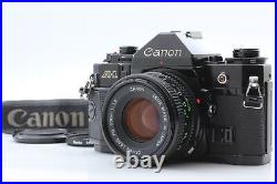 Read Exc+5 withStrap Canon A-1 Black Film Camera + New FD 50mm f/1.8 From JAPAN