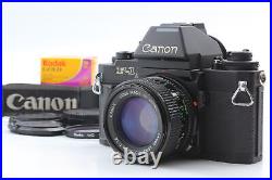 Read N MINT Canon New F-1 AE Film Camera New FD NFD 50mm f1.4 Lens From JAPAN
