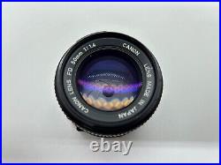 TOP MINT? Canon A-1 SLR Black Film Camera NFD 50mm f1.4 Lens Motor Drive MA JP