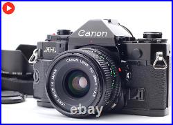 Tested MINT Canon A-1 A1 35mm SLR Film Camera NFD New FD 28mm f2.8 Lens JAPAN