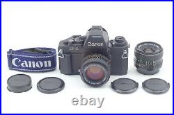 X2 Lens MINT Canon NEW F-1 AE Finder 35mm Film Camera NFD 50mm f1.4 28mm JAPAN